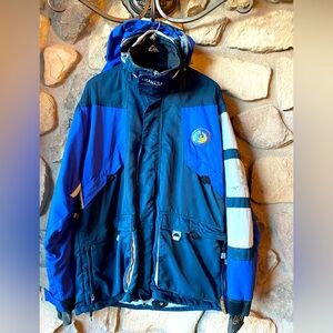 DUB extreme weather snowboard ski winter coat jacket hood, hand warmers ab1880